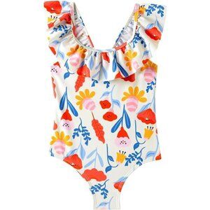 Girls One Piece Swimsuits Toddler Bathing Suit Little Kids Cute‎ Summer Swimwear